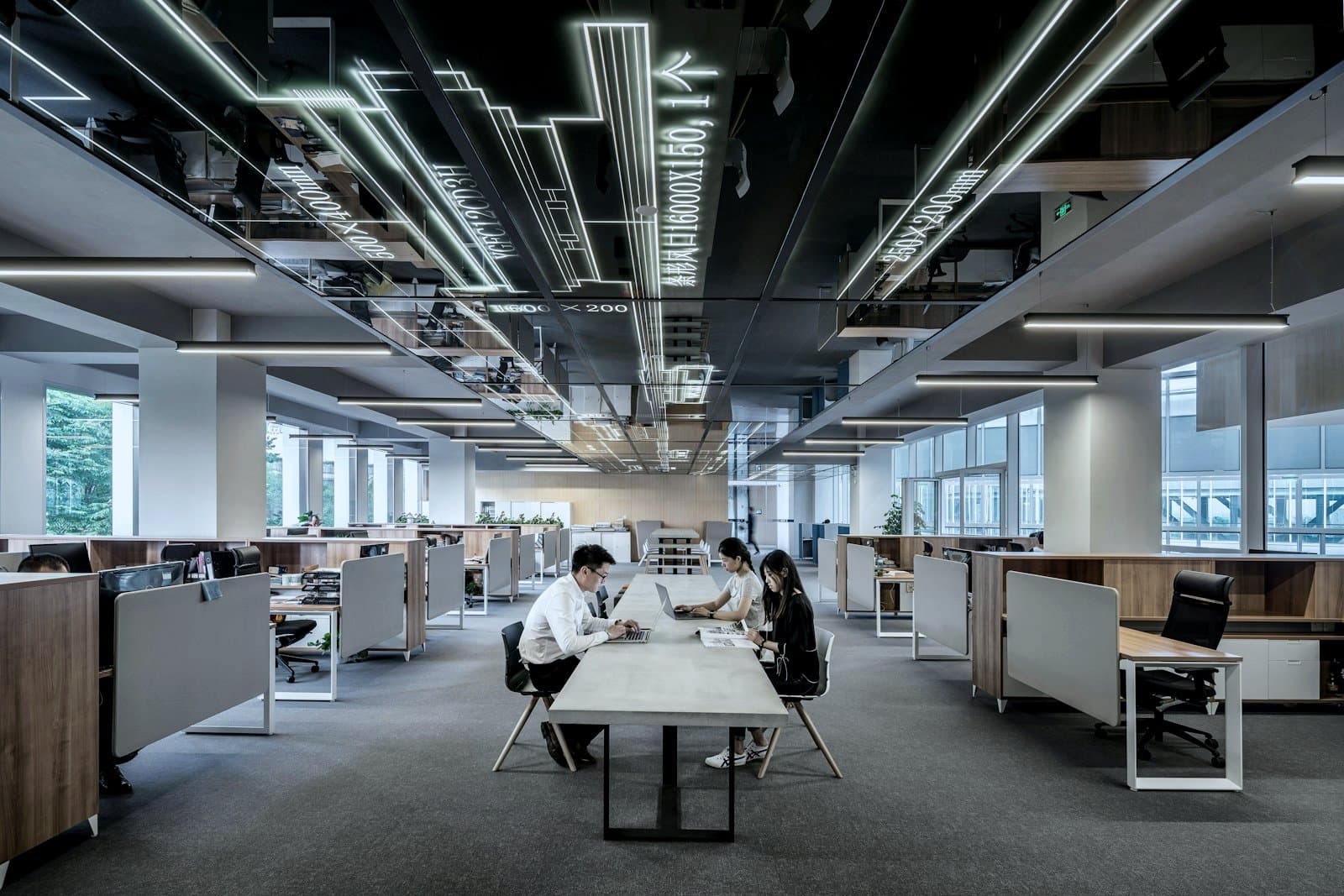 Ambiente de trabalho do segmento Escritórios Corporativos